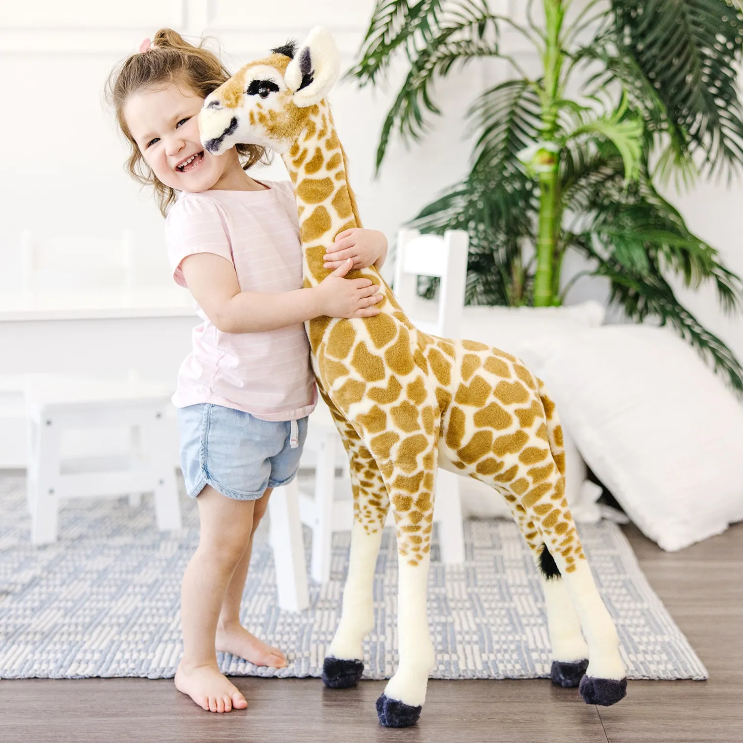 Melissa & Doug Baby Giraffe knuffel staand 90 cm
