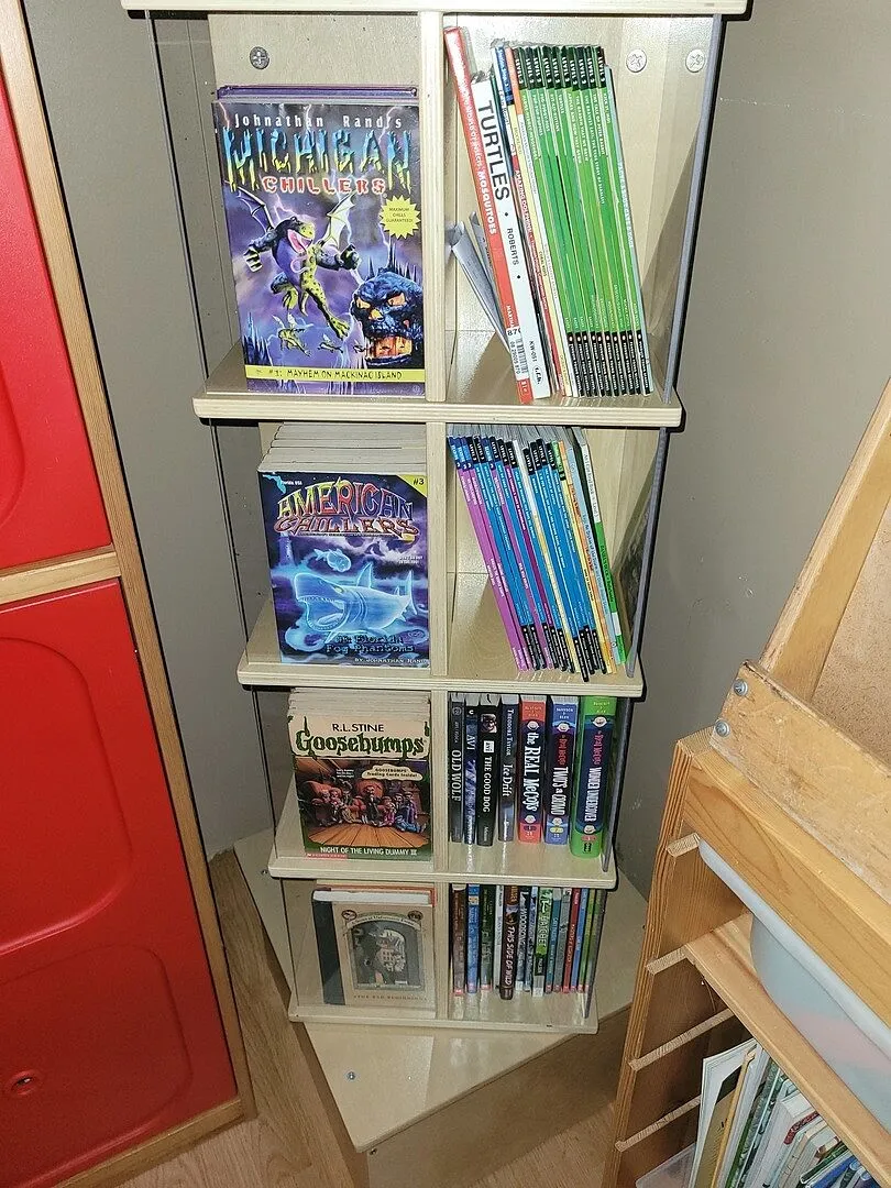 Guidecraft Floor Standing Spinner Display boekenkast 5-laags