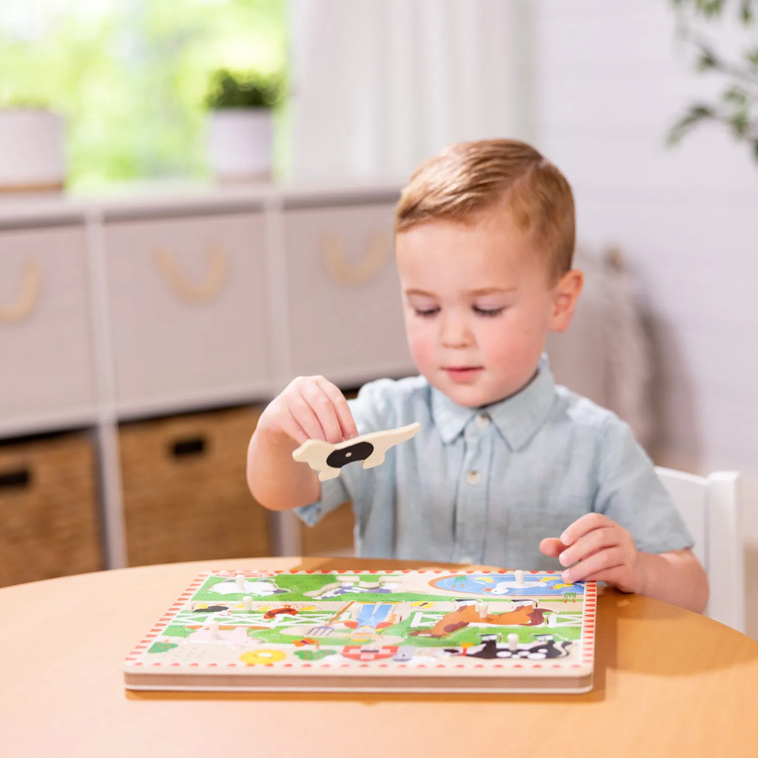 Melissa & Doug Old MacDonald's Farm geluidspuzzel 8 stukjes