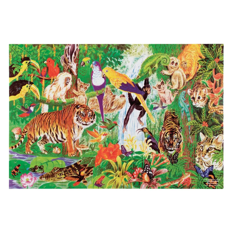 Melissa & Doug Rainforest Floor vloerpuzzel 48 stukjes regenwoud