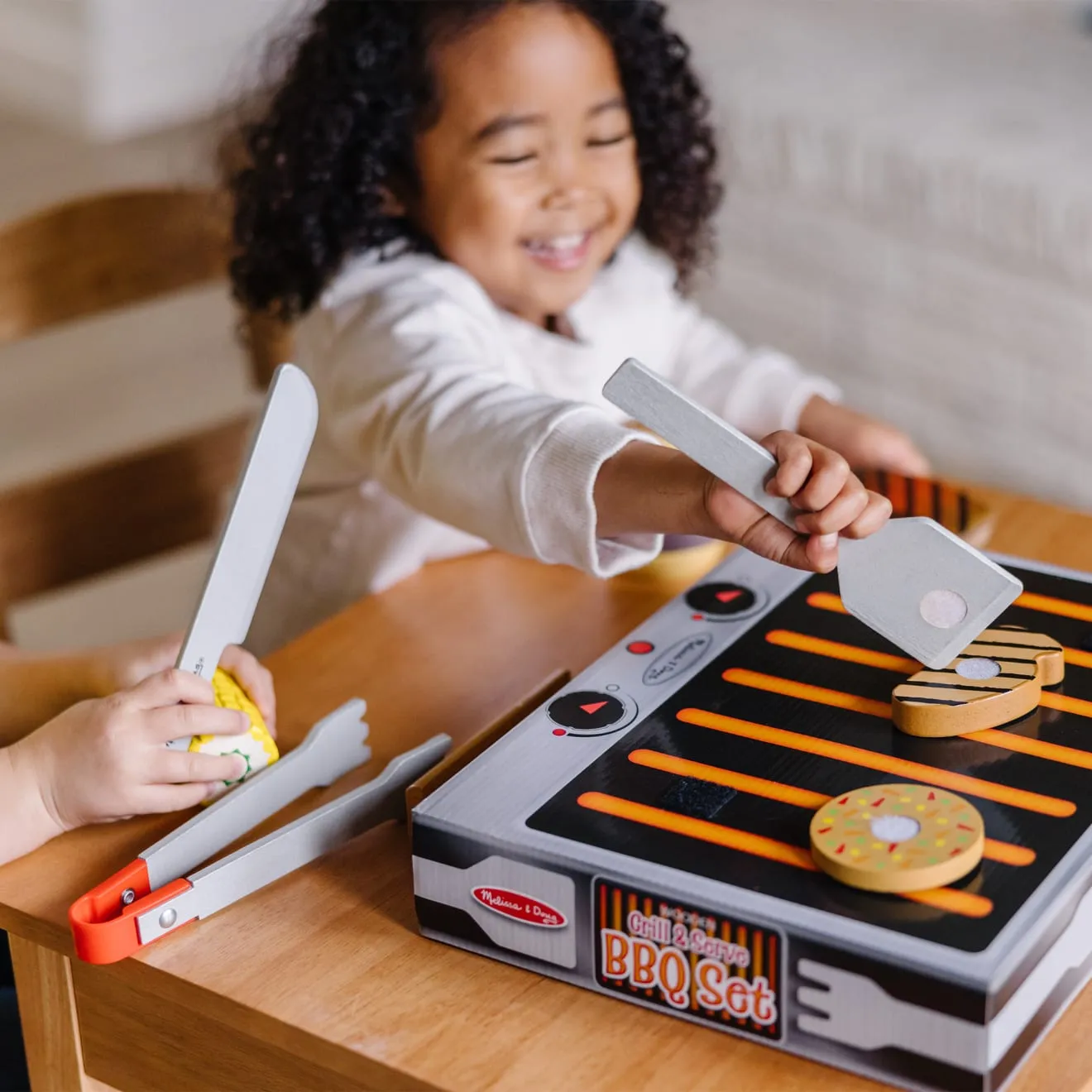 Melissa & Doug Grill & Serve BBQ speelset 20-delig hout