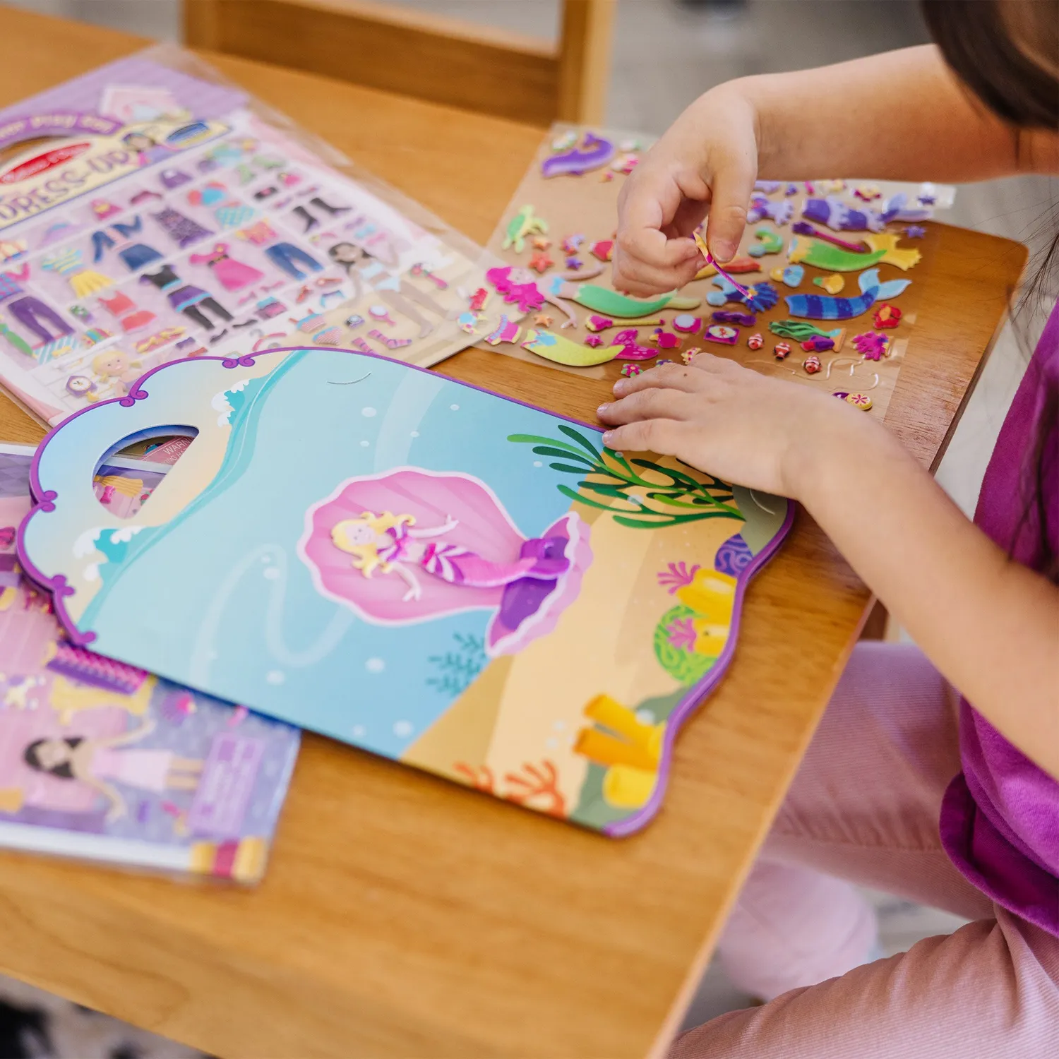 Melissa & Doug Puffy Sticker herbruikbare stickers 3 prinses