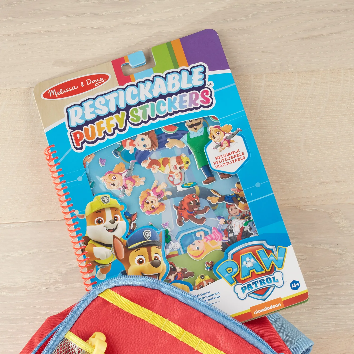 Melissa & Doug PAW Patrol Adventure Bay puffy stickers 31 stuks herbruikbaar