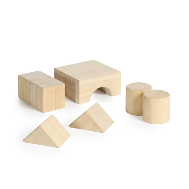 Guidecraft Toddler Unit Block bouwblokken 8 stuks hout