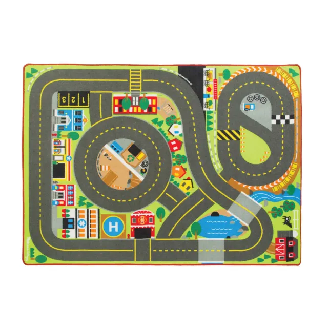 Melissa & Doug Jumbo Roadway speelkleed auto's groot