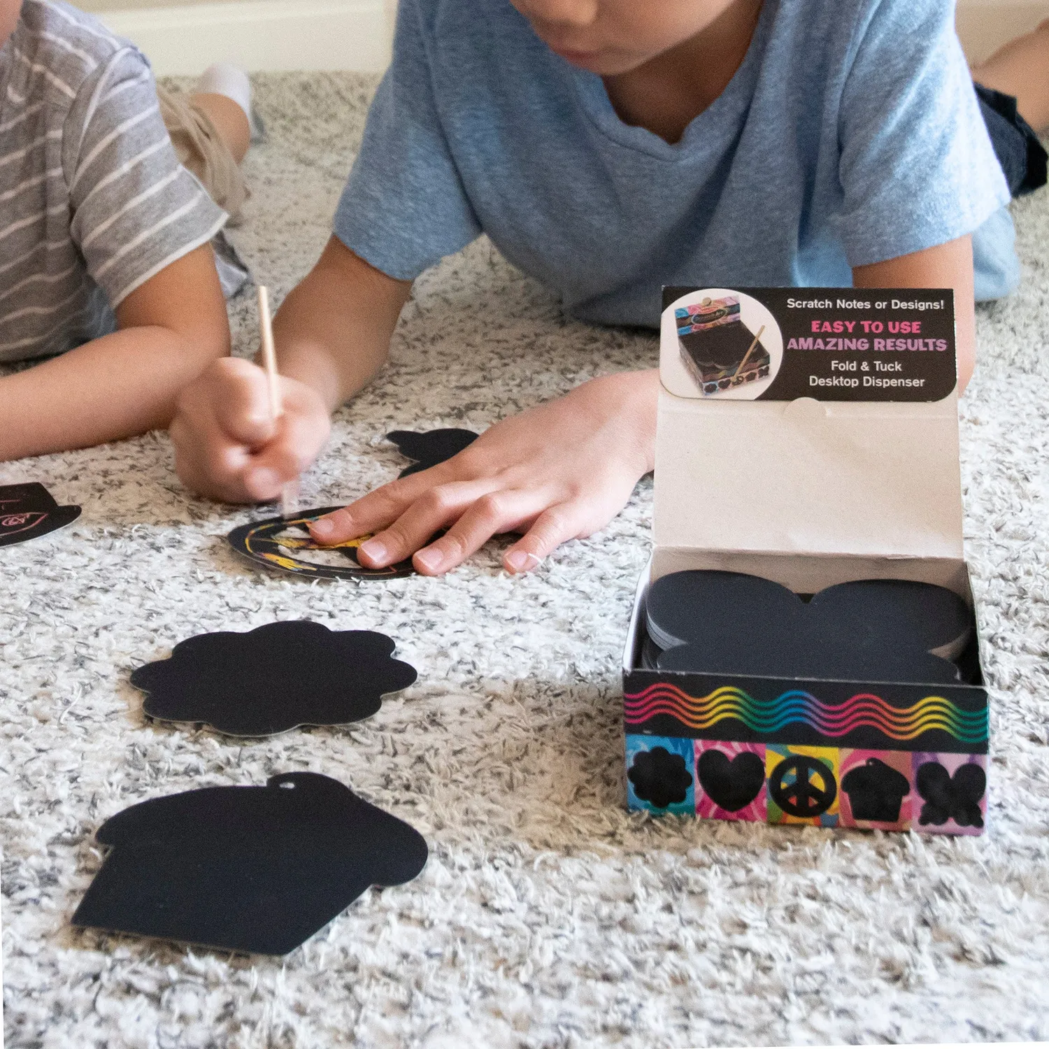 Melissa & Doug Scratch Art Friendship Notes kraspapier 125 stuks