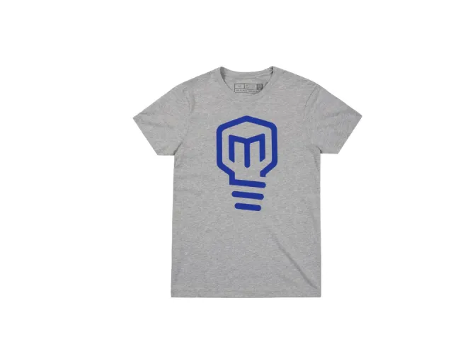 Mark Rober Logo T-shirt grijs 2XL comfortabel