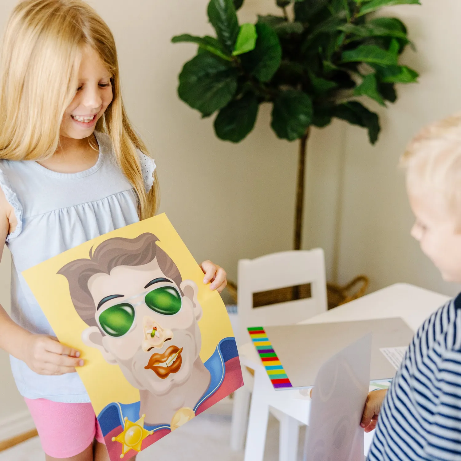 Melissa & Doug Make-a-Face stickerboek gekke gezichten