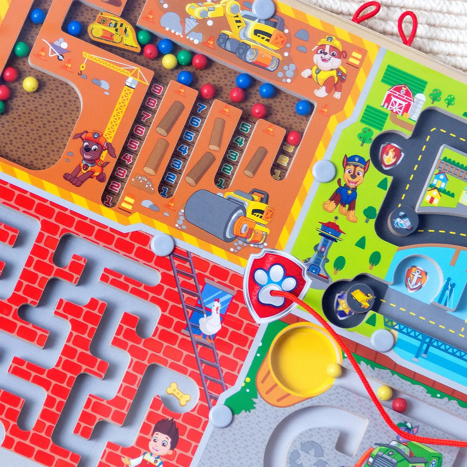 Melissa & Doug PAW Patrol magneet doolhof 4-in-1 hout