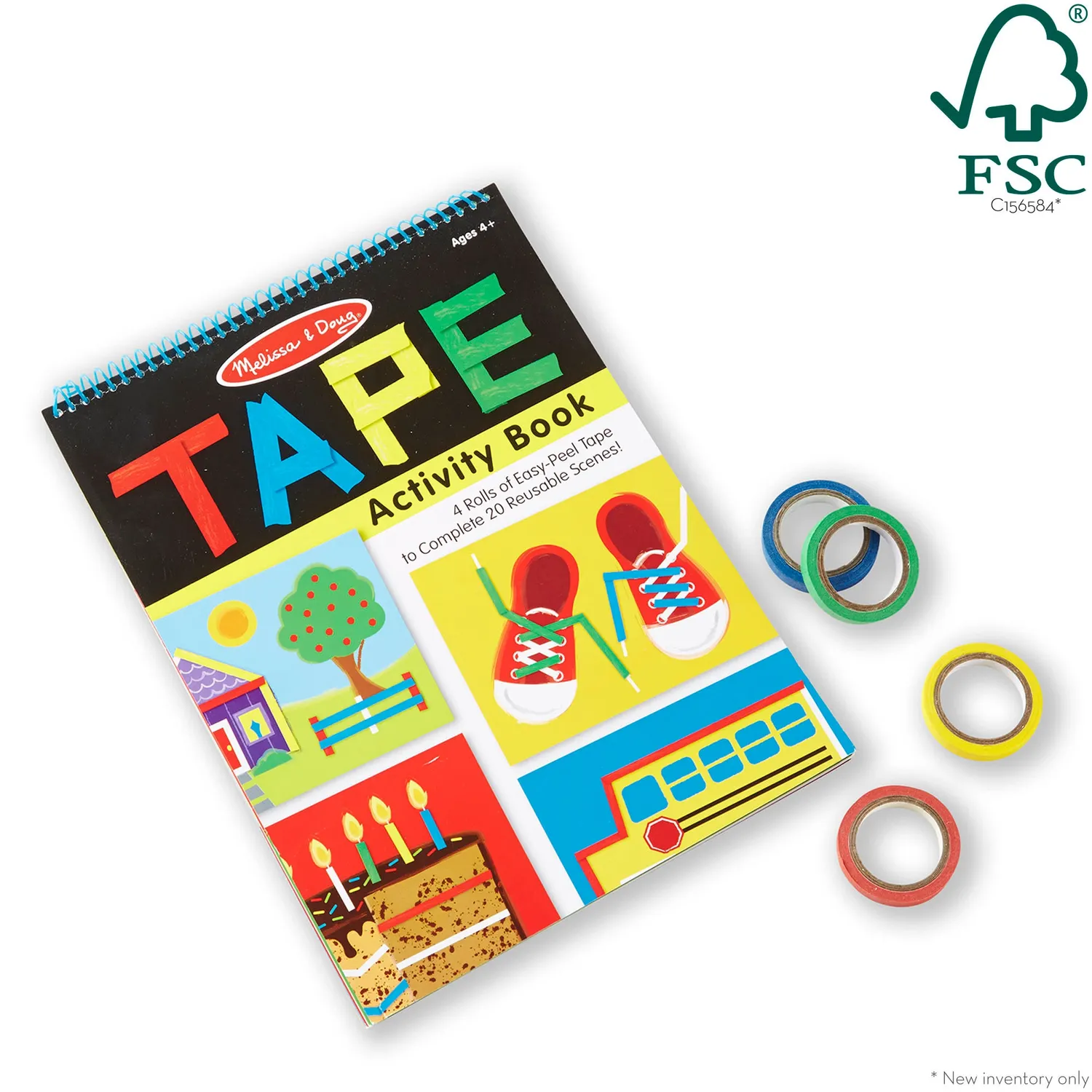 Melissa & Doug Tape Activity Book Plakboek
