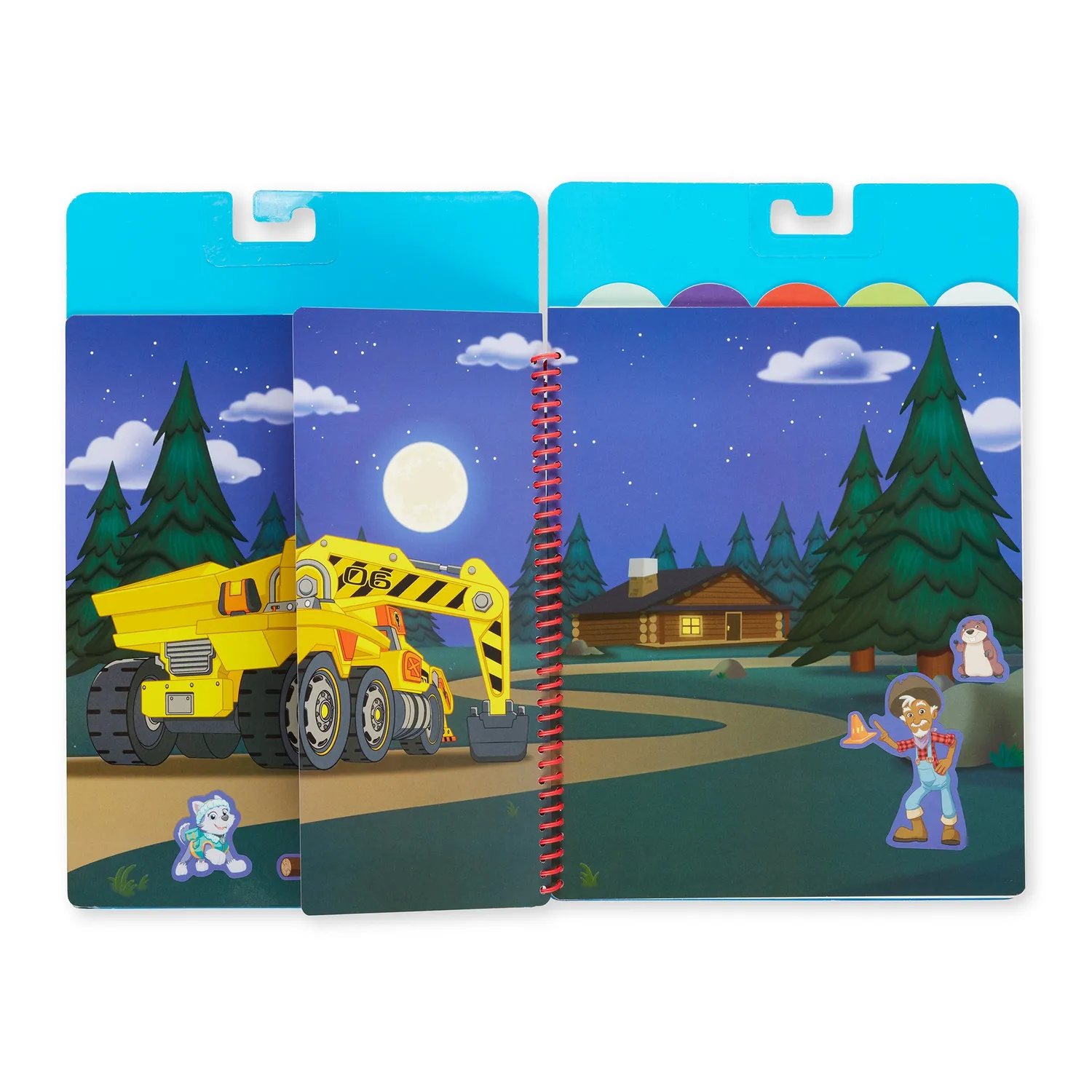 Melissa & Doug Flip-Flap Pad Ultimate Rescue stickerboek 130 herbruikbare stickers