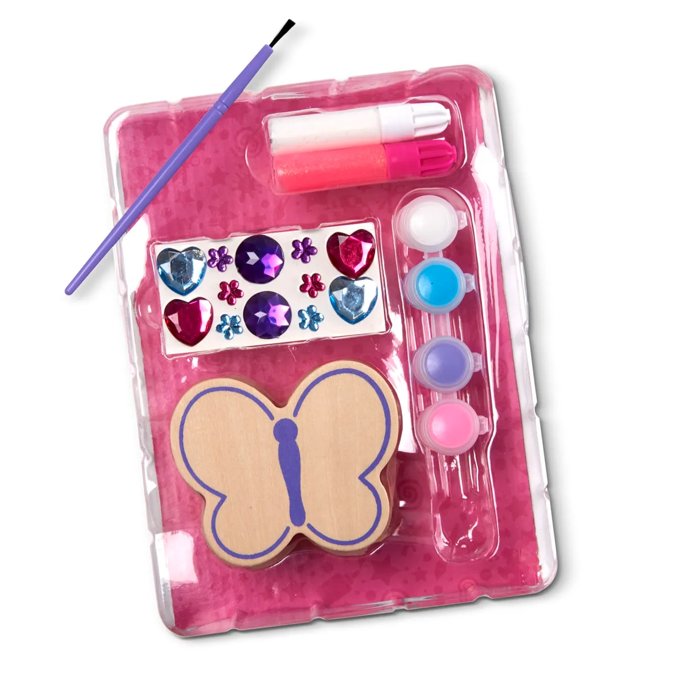 Melissa & Doug Butterfly Box knutselset hout verf
