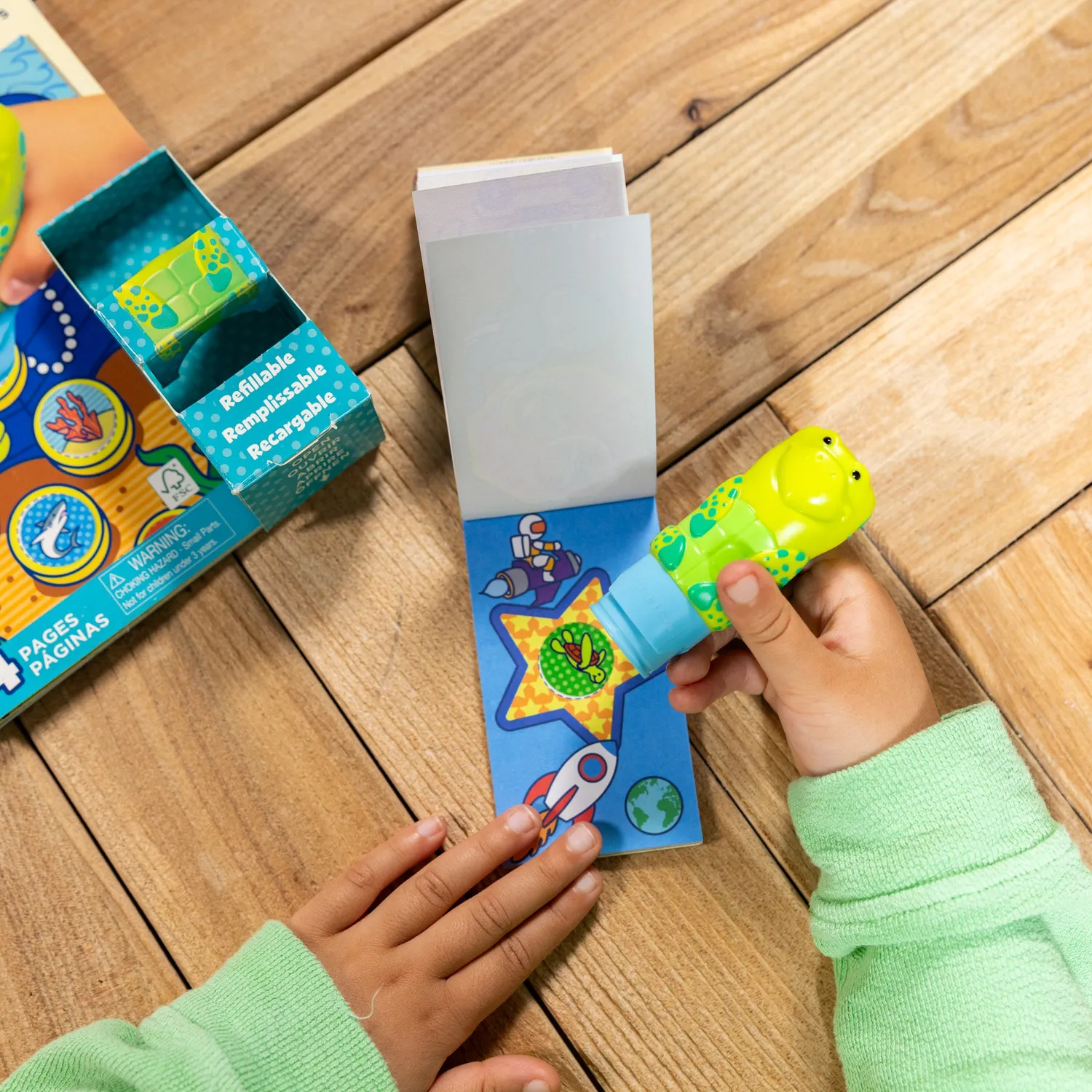Melissa & Doug Sticker WOW! Sea Turtle stickerboek 500 stickers 3-5 jaar