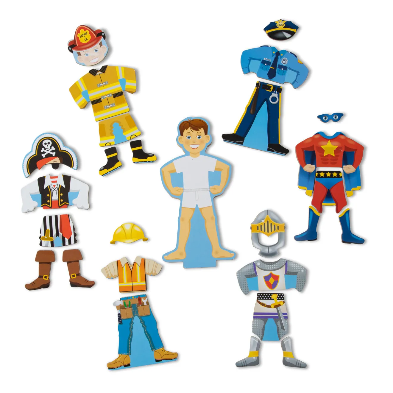 Melissa & Doug Billy Magnetische Aankleedpop Set