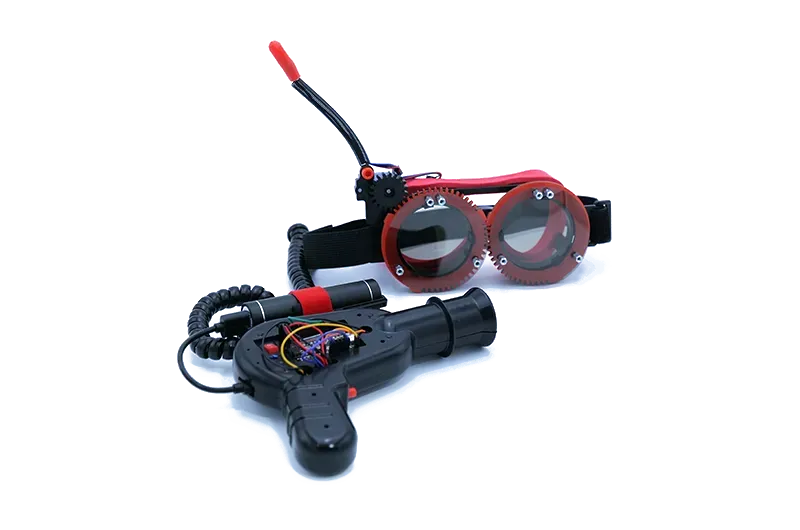 Mark Rober Laser Tag Light Collimation bouwdoos lichtspel