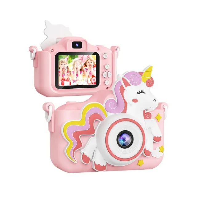 KOKODI kindercamera Roze digitaal met 32GB kaart