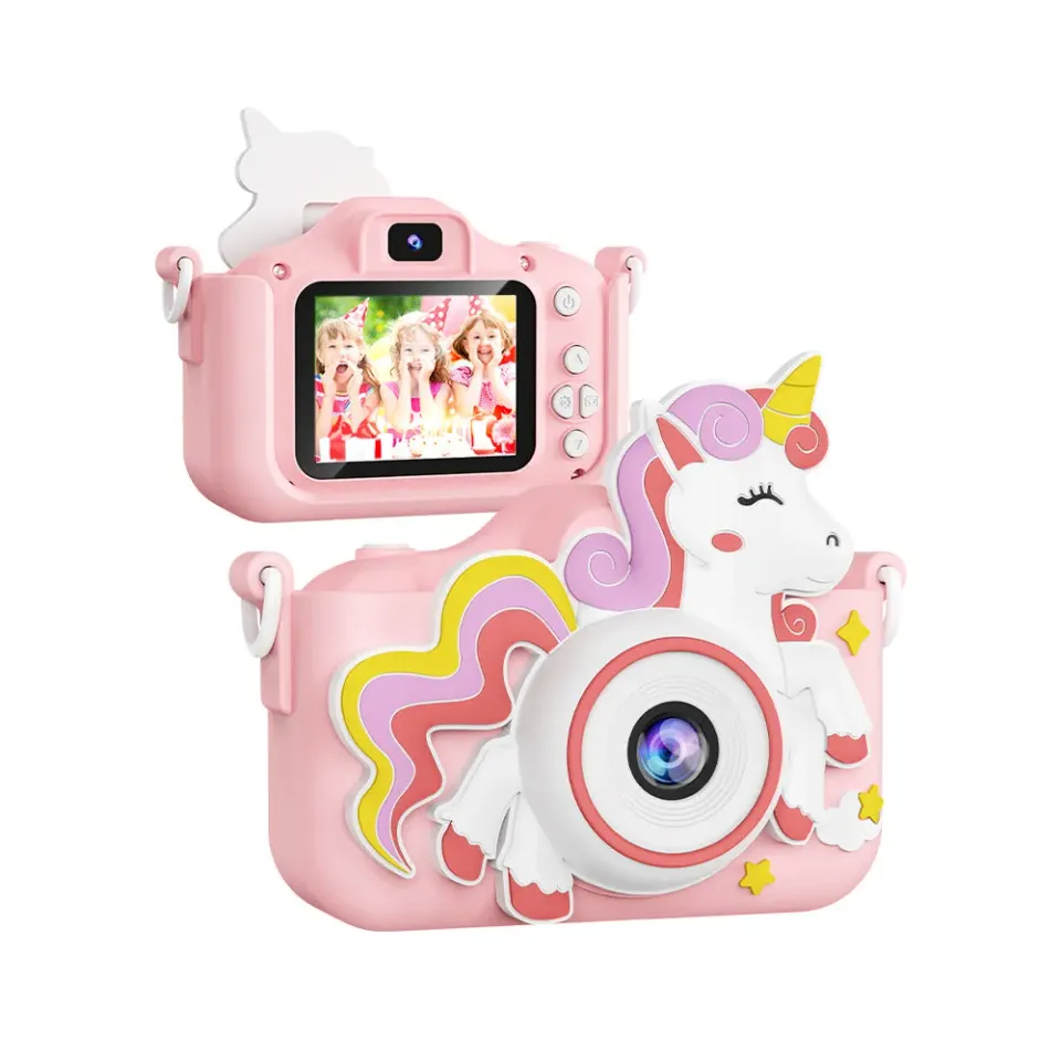 KOKODI kindercamera Roze digitaal met 32GB kaart