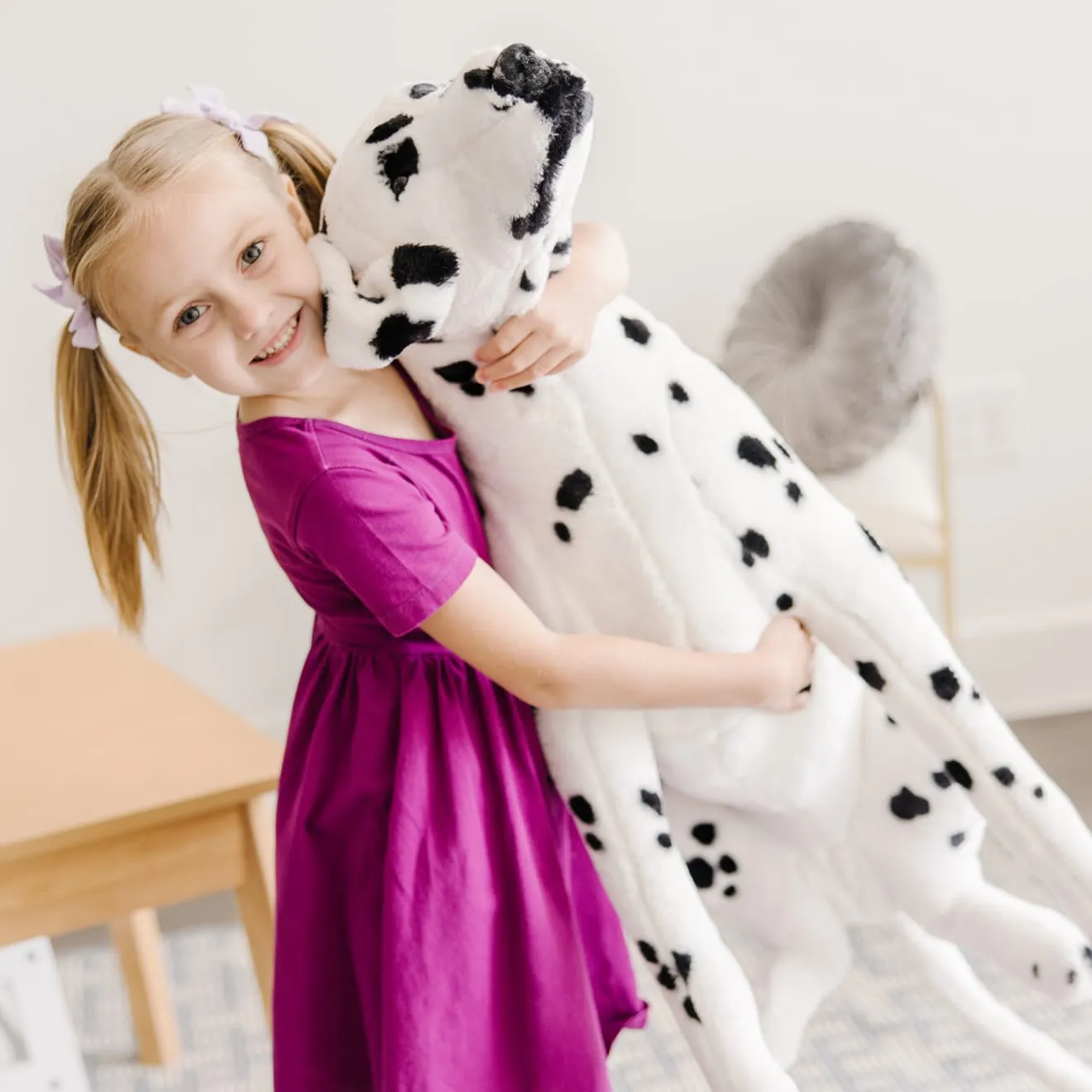 Melissa & Doug Dalmatiër Reuzenknuffel Groot Gevlekt