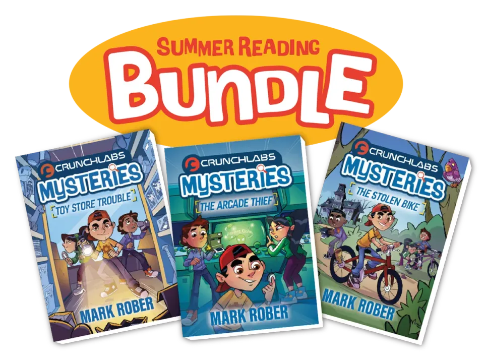 Mark Rober CrunchLabs Mysteries boeken 3-pack hardcover