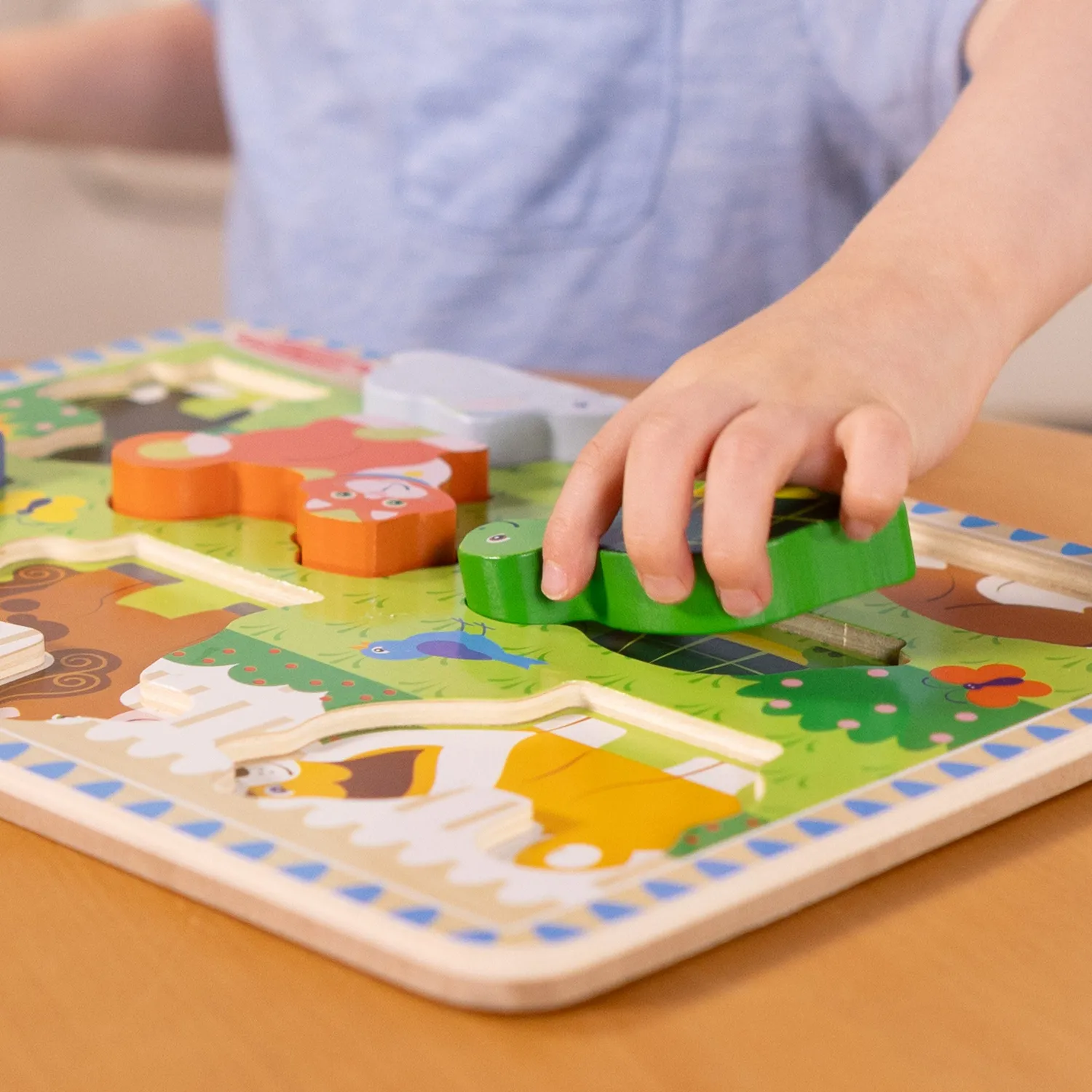 Melissa & Doug Pets houten puzzel 8 stukjes dieren 2+ jaar