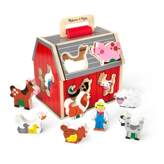 Melissa & Doug Take-Along Sorting Barn sorteerboerderij 10-delig