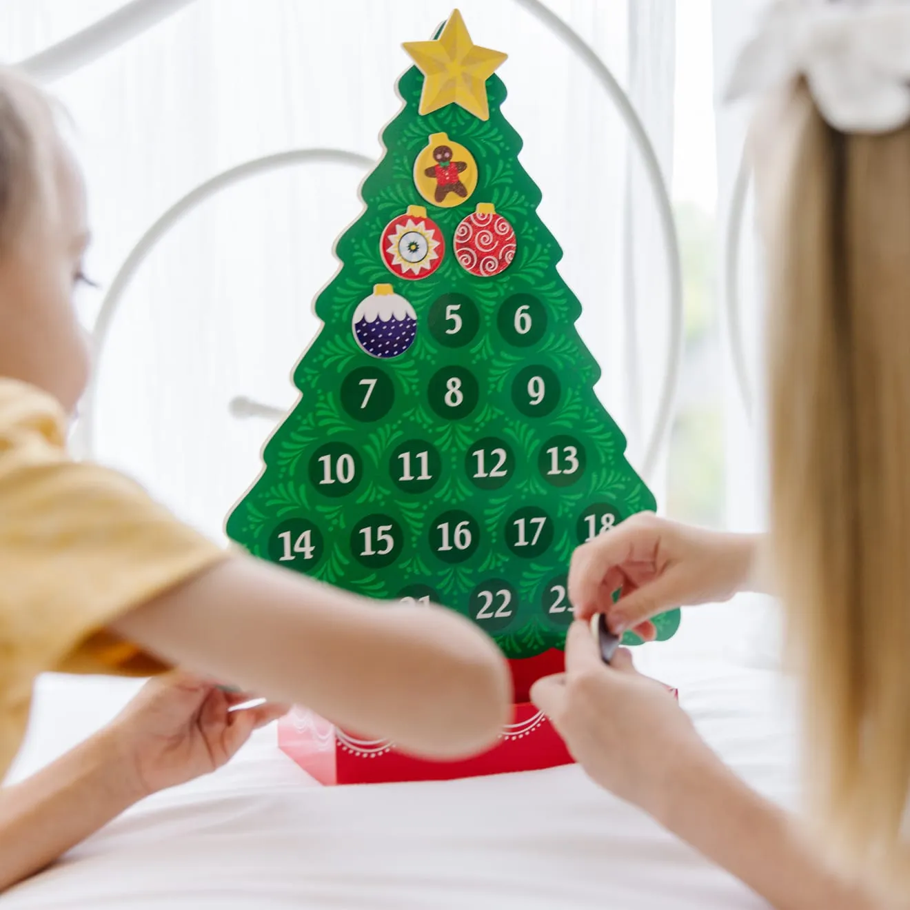 Melissa & Doug Countdown to Christmas adventskalender hout 25-delig