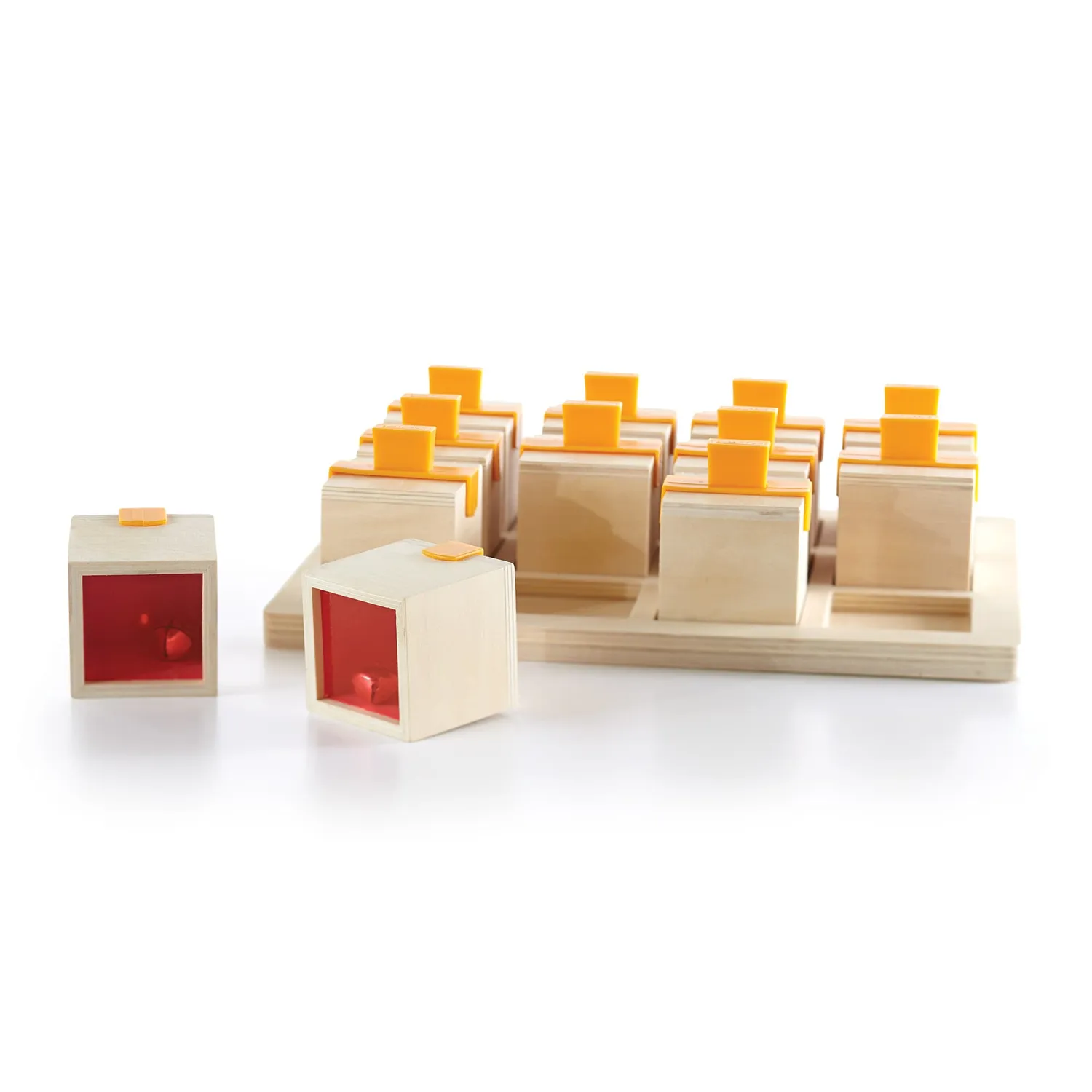 Guidecraft Peekaboo Sound Boxes 6 paren geluidsspel