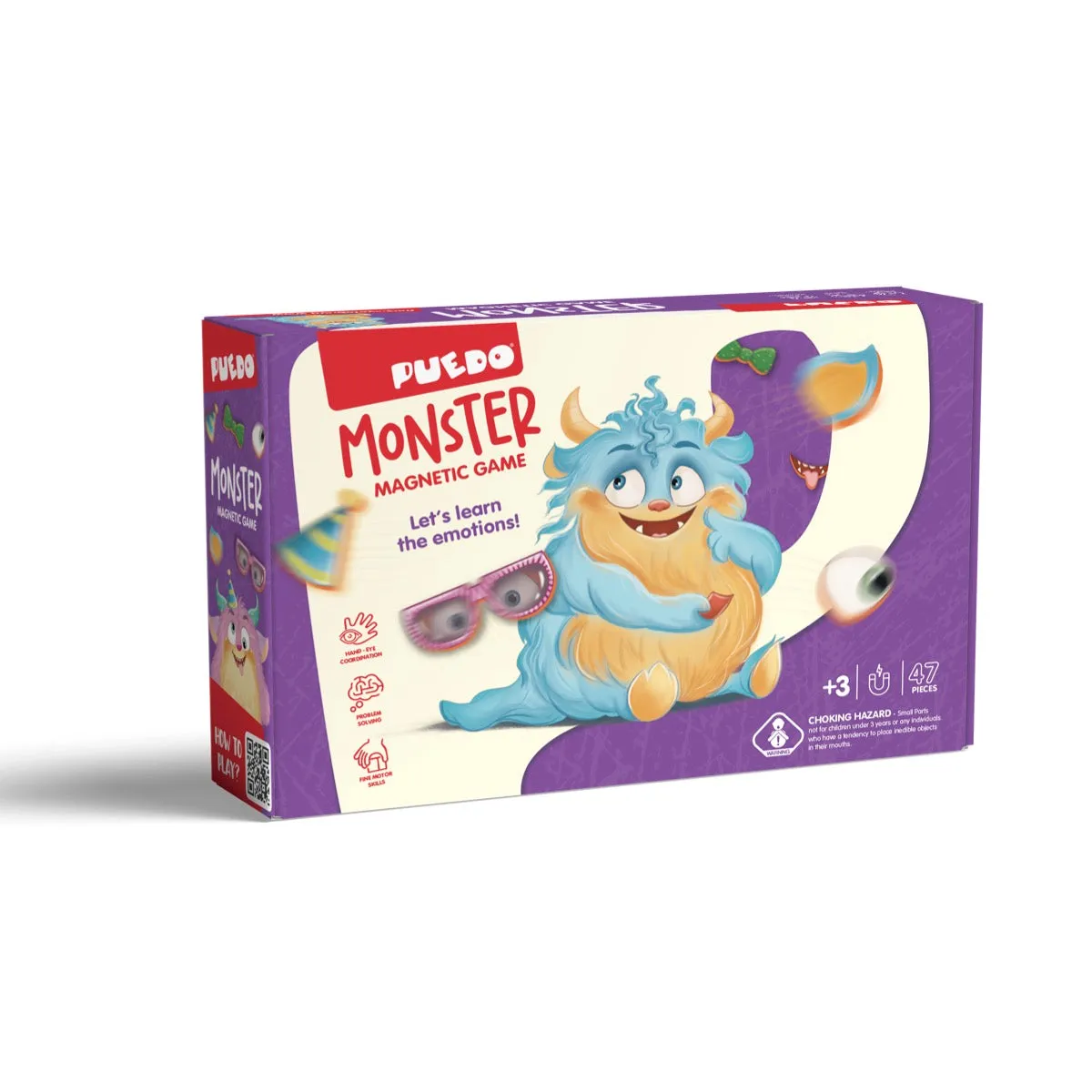 Puedo Monster magnetisch spel emoties magneetdoos