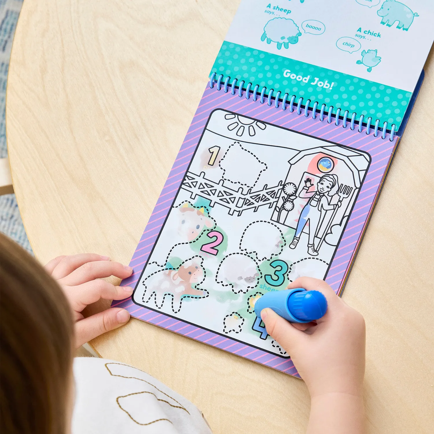 Melissa & Doug Water Wow Ms Rachel Find Count kleurboek
