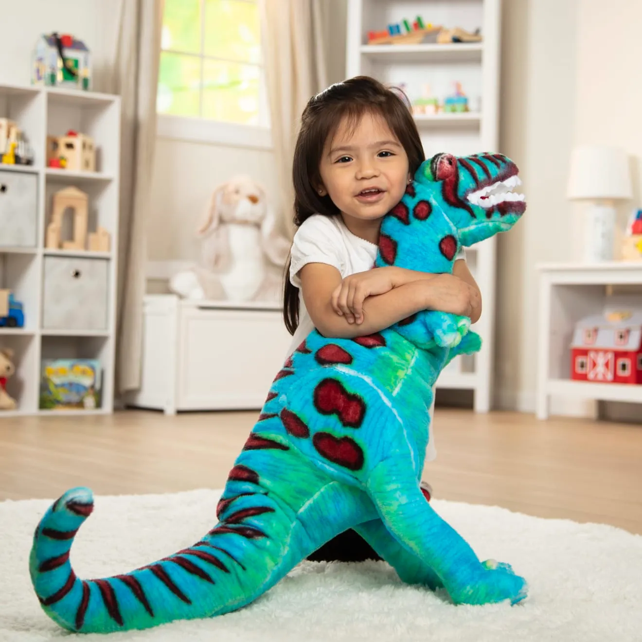 Melissa & Doug T-Rex Grote Knuffel Dino Groen