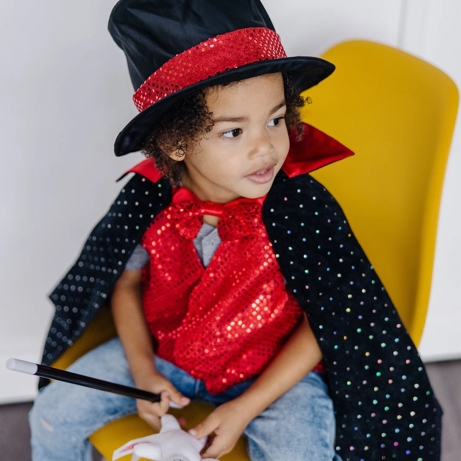 Melissa & Doug Magician verkleedset goochelaarcape met hoed
