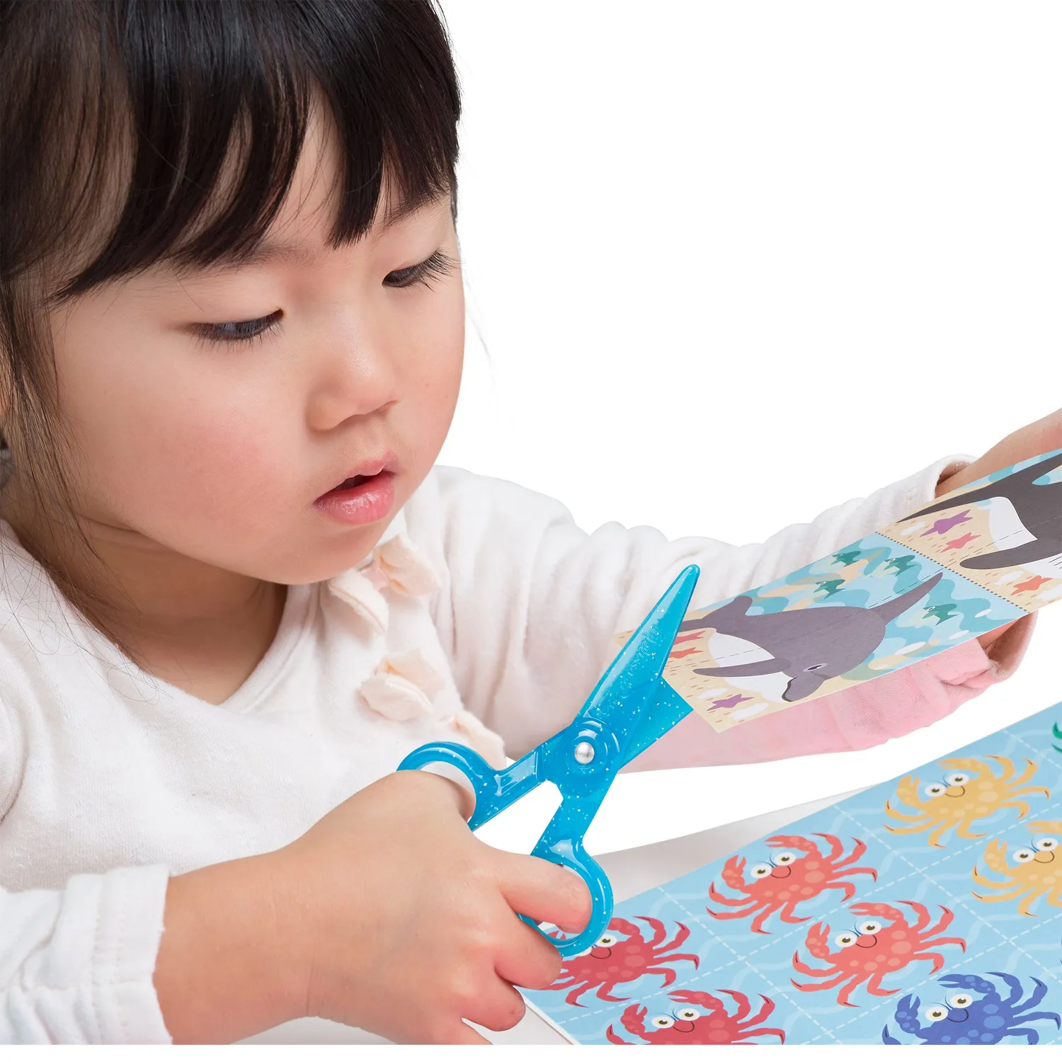 Melissa & Doug Zeeleven kniples plakboek met schaar