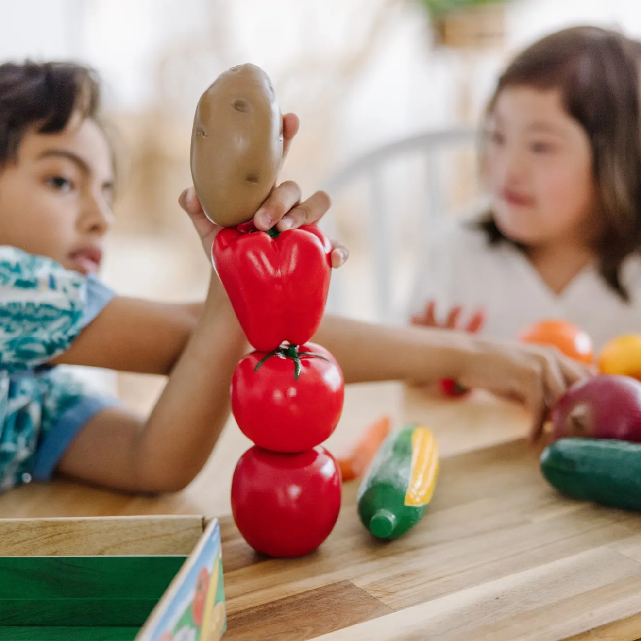 Melissa & Doug Fruit & Veggies speelgoedeten set 16-delig