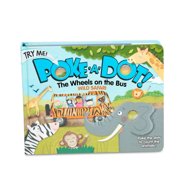 Melissa & Doug Poke-a-Dot Wheels on the Bus kartonboek