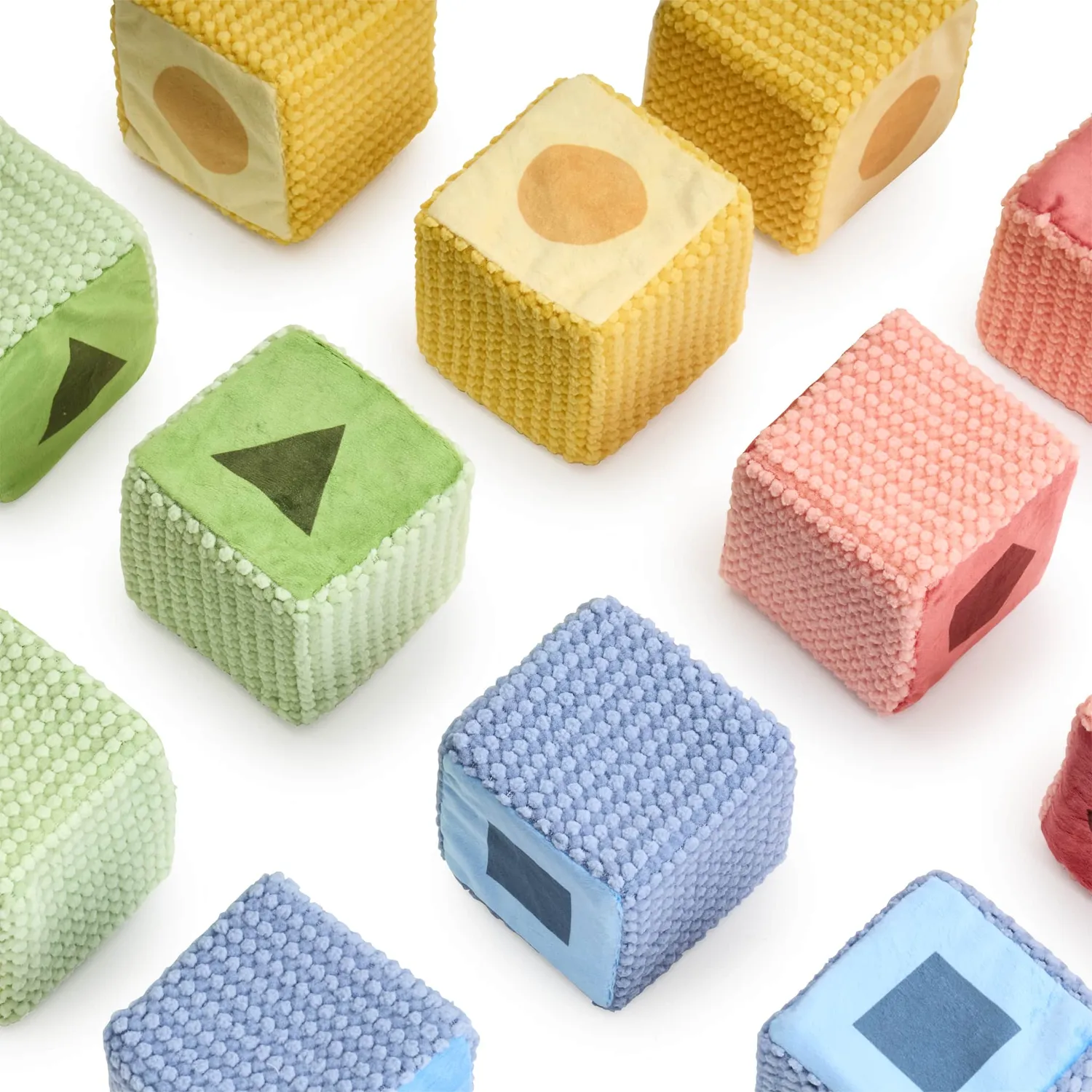 Guidecraft Soft Shape and Color Blocks blokken 12 stuks zacht