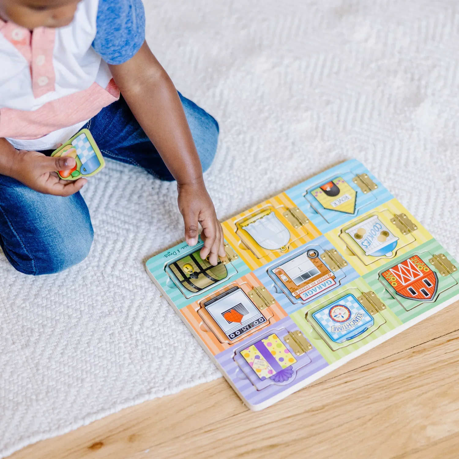 Melissa & Doug Hide & Seek houten magneetspel