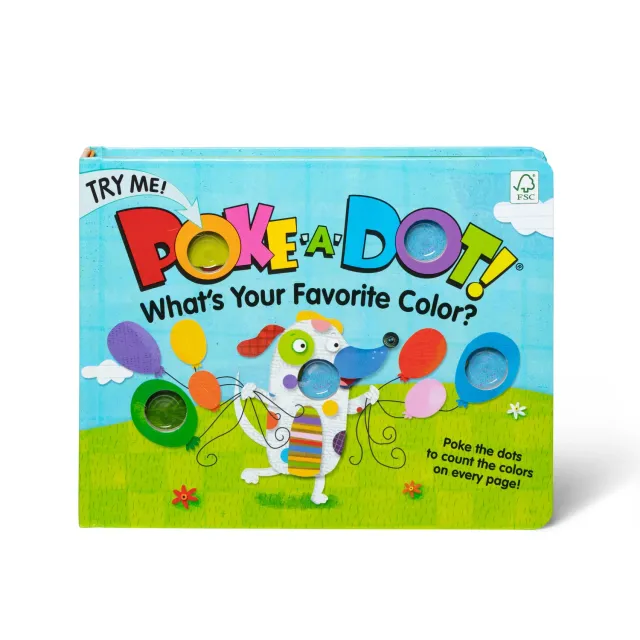 Melissa & Doug Poke-a-Dot Kleuren kartonboek pop