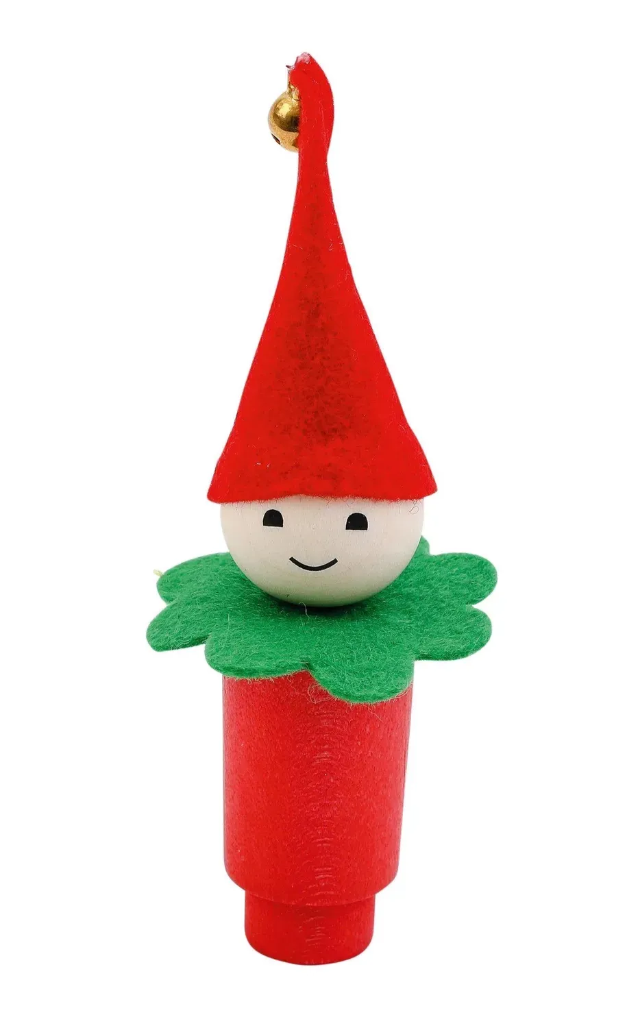Ginger Fairy steker verjaardagskabouter 10 cm hout