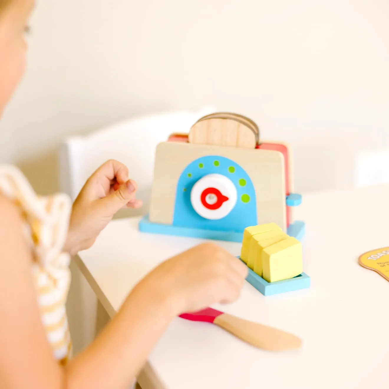 Melissa & Doug Bread & Butter Toast houten broodrooster speelset