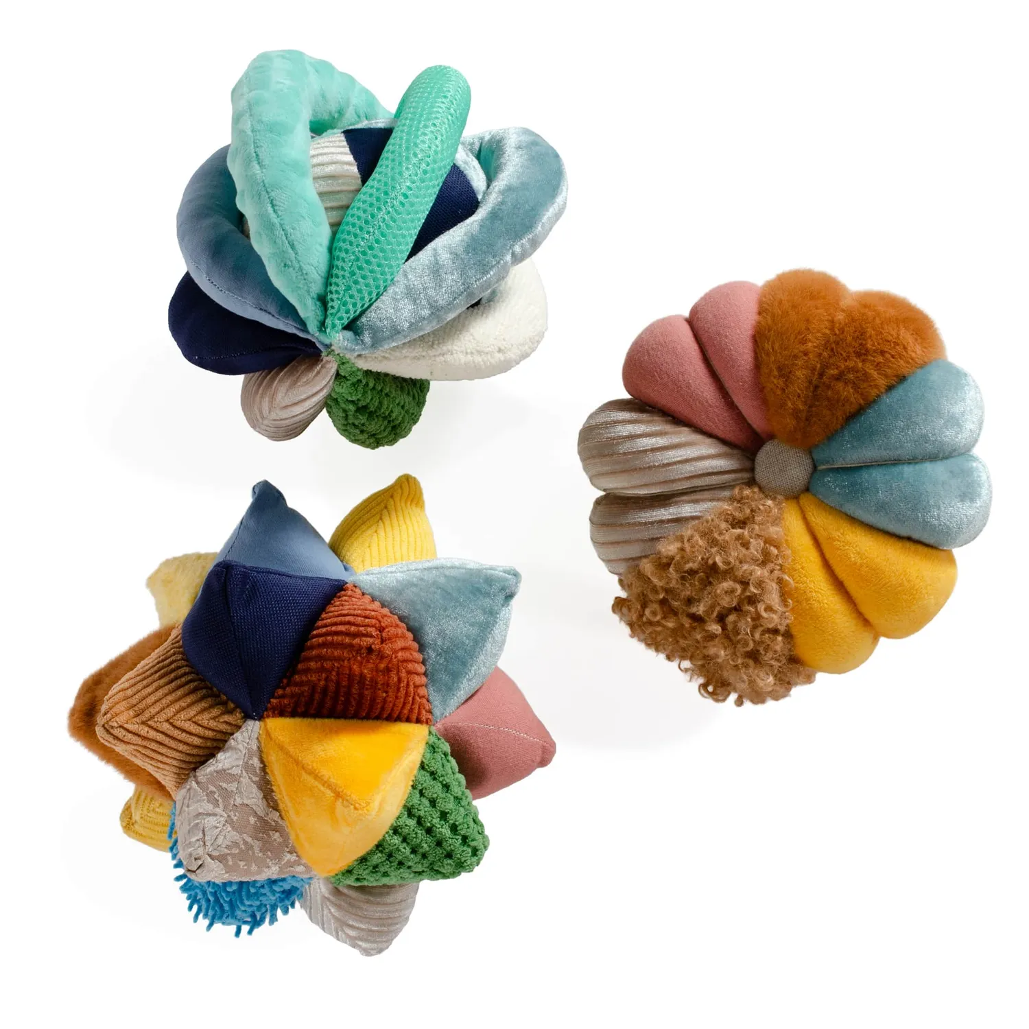 Guidecraft Poufs and Points Plush Ball Set ballen zacht
