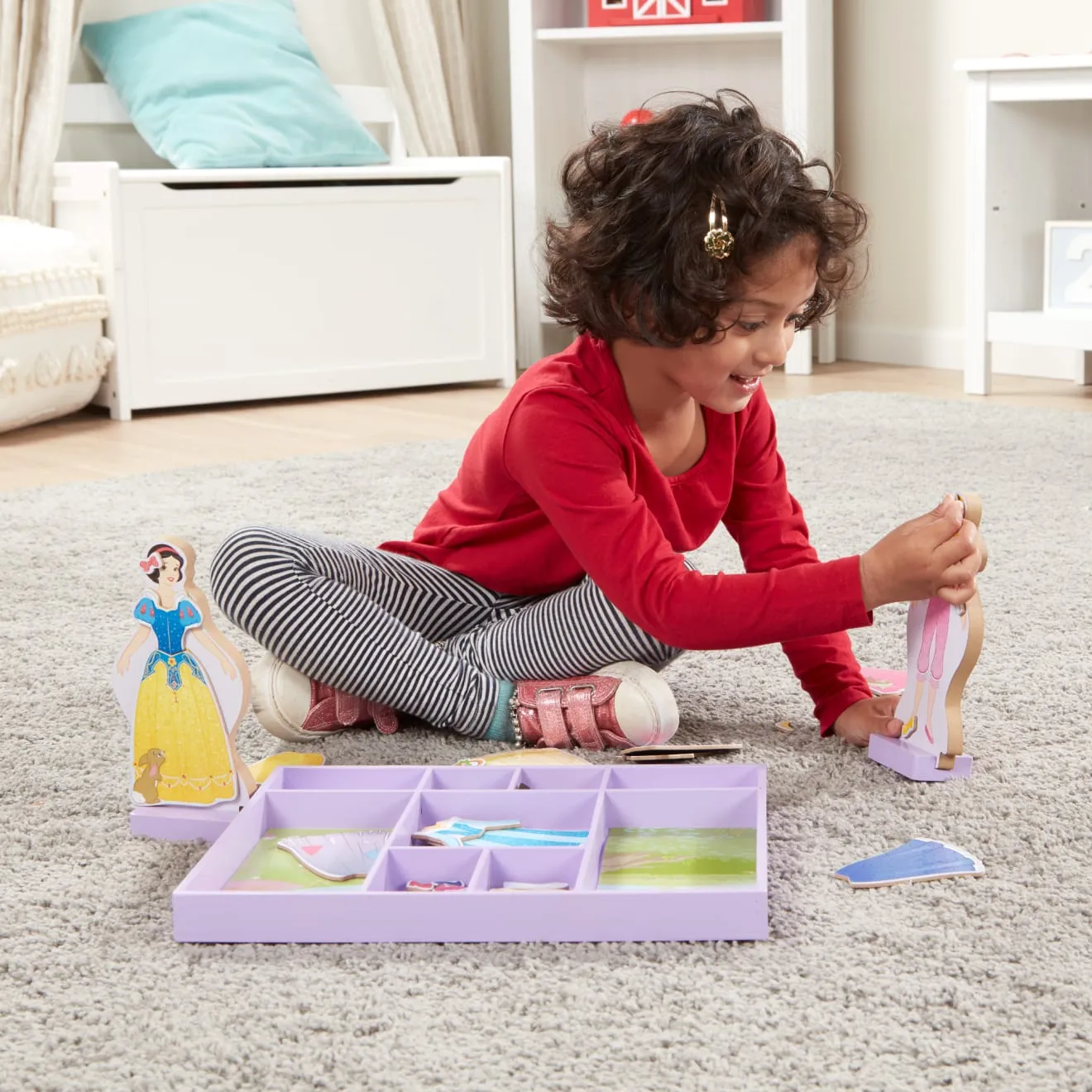 Melissa & Doug Sleeping Beauty Snow White magnetische aankleedpoppen