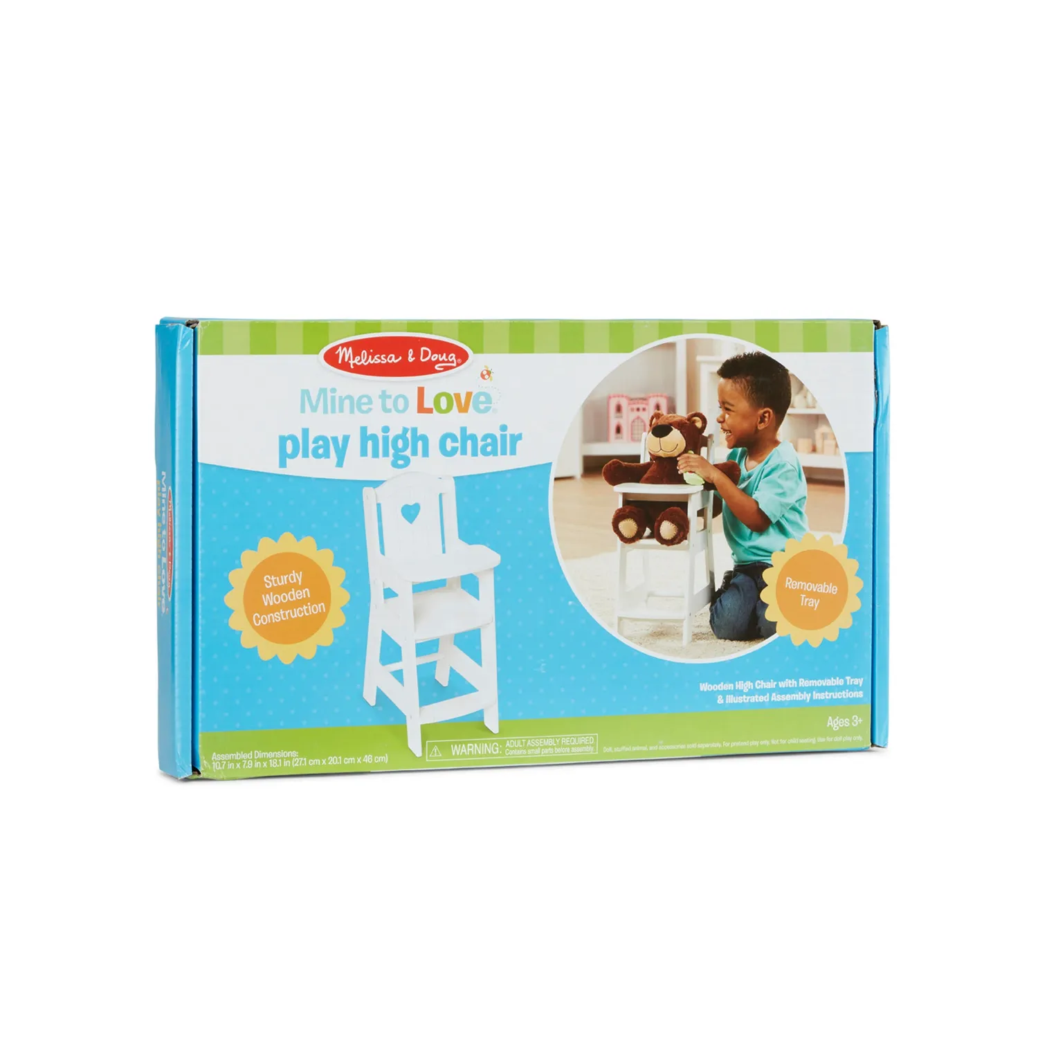 Melissa & Doug Mine to Love kinderstoel poppen hout