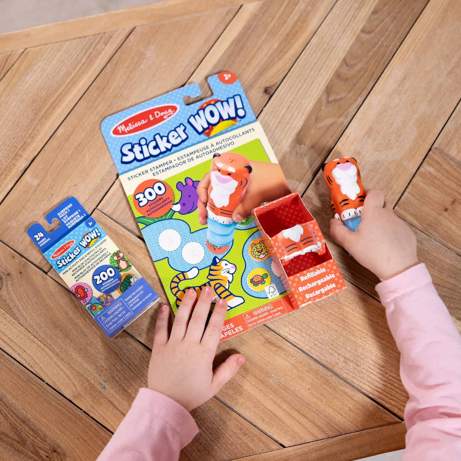 Melissa & Doug Sticker WOW Tiger stickerboek bundel 500 st
