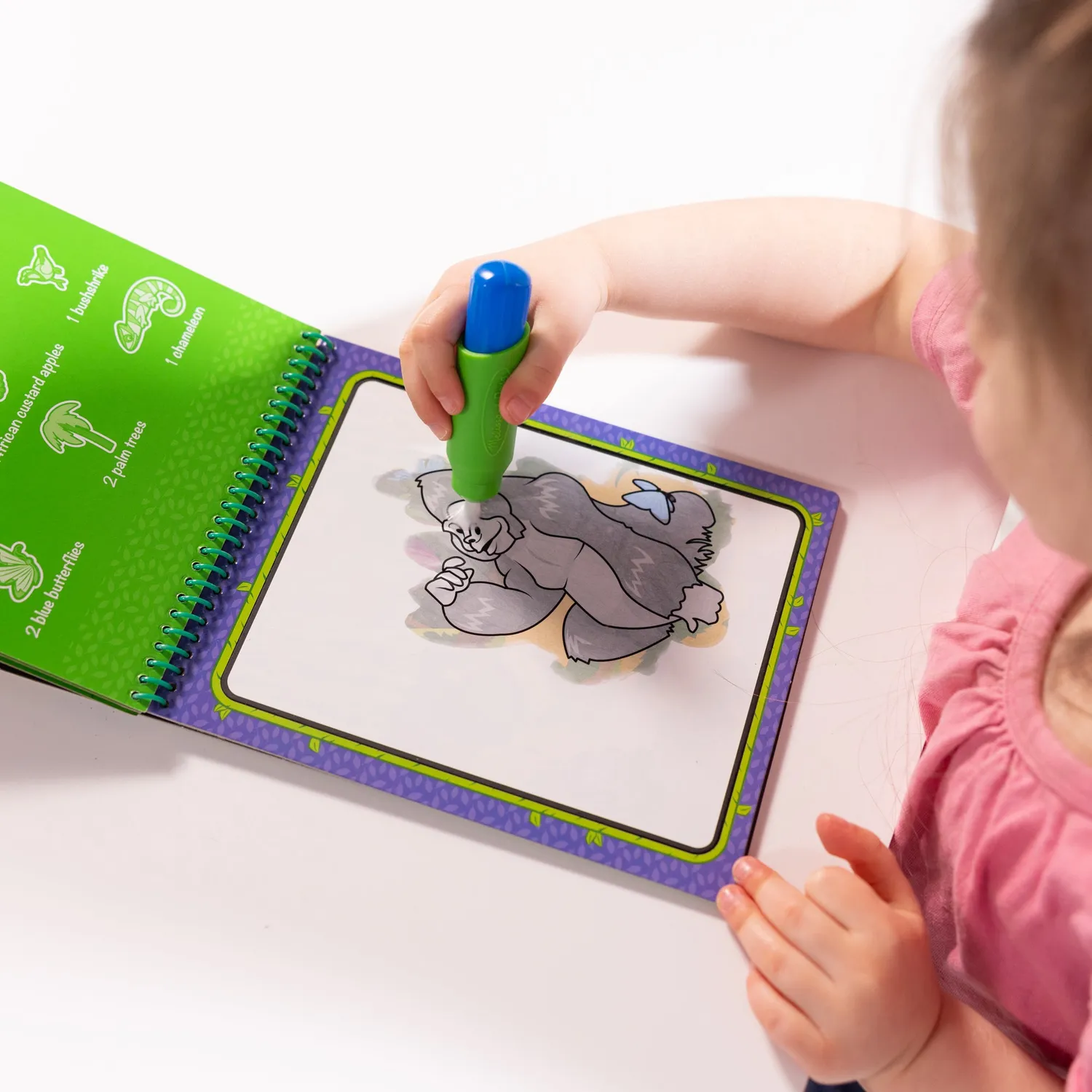 Melissa & Doug Water Wow Kleurboek jungle 4 pagina's