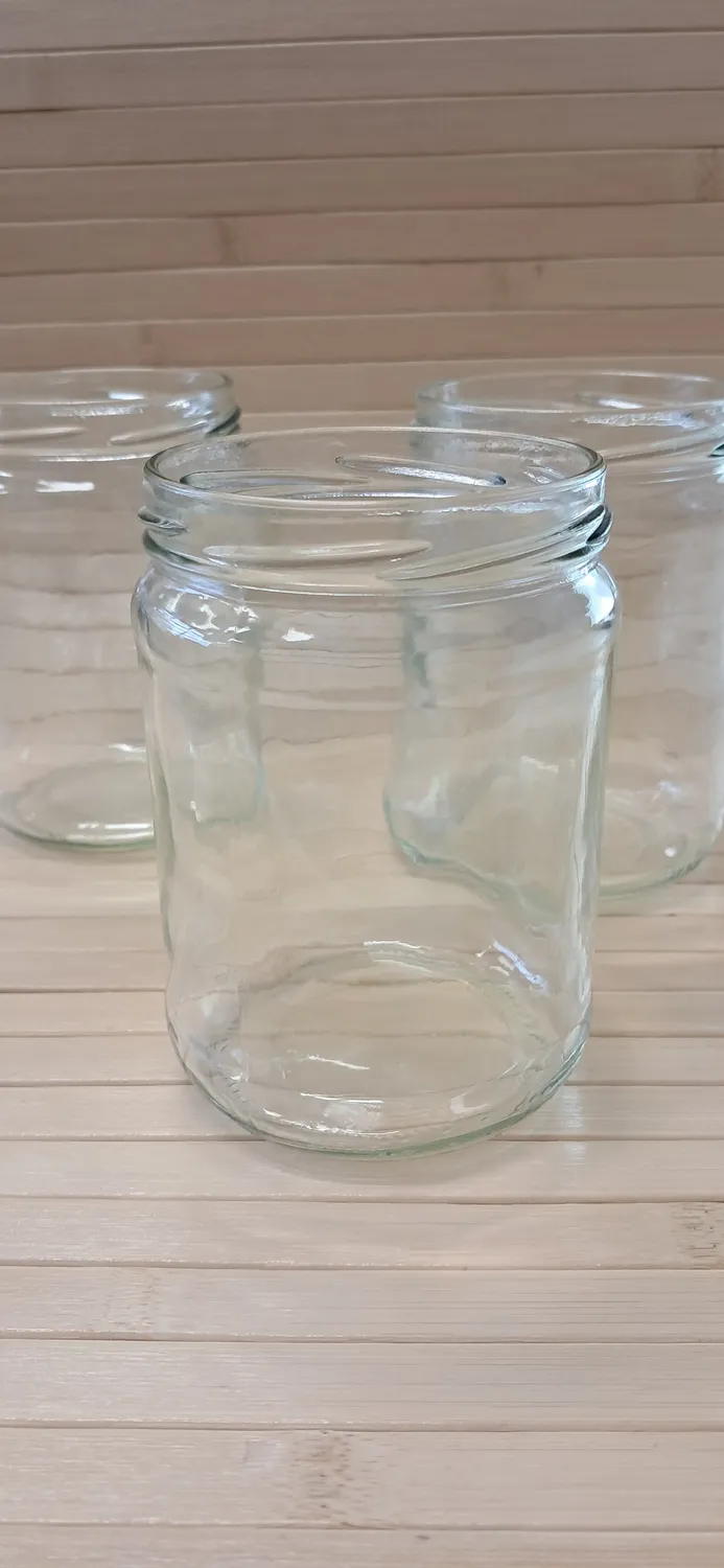 De Potjeskast glazen pot lege bewaarpot knutselen