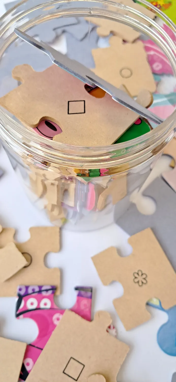 De Potjeskast Pot Puzzel Groot knutselpot 750 ml