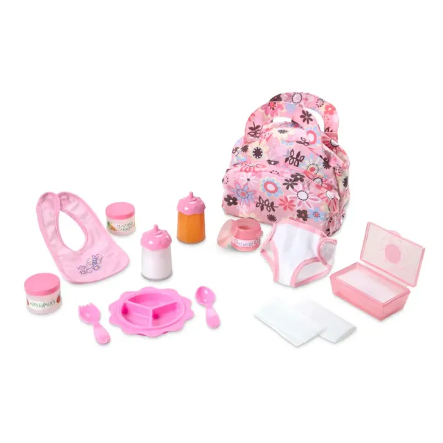 Melissa & Doug Mine to Love poppenaccessoires voeden en verschonen