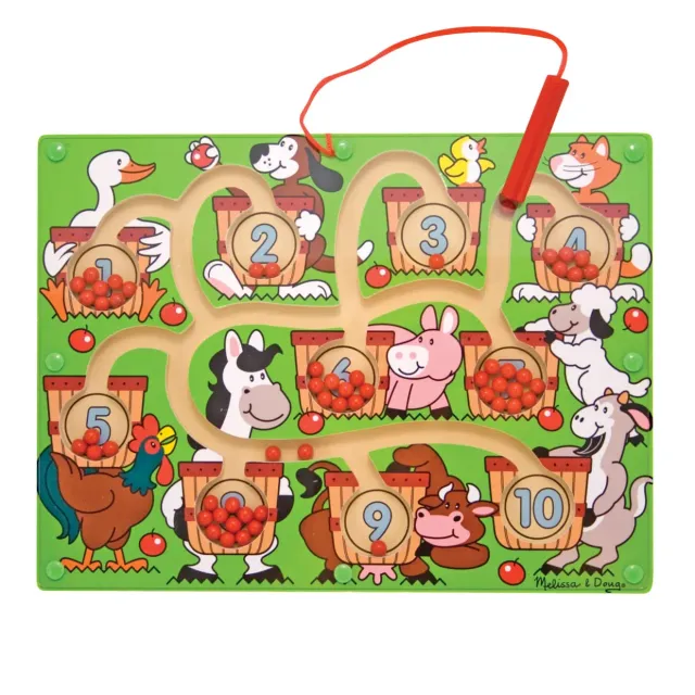 Melissa & Doug Magnetic Number Maze magnetisch spel tellen