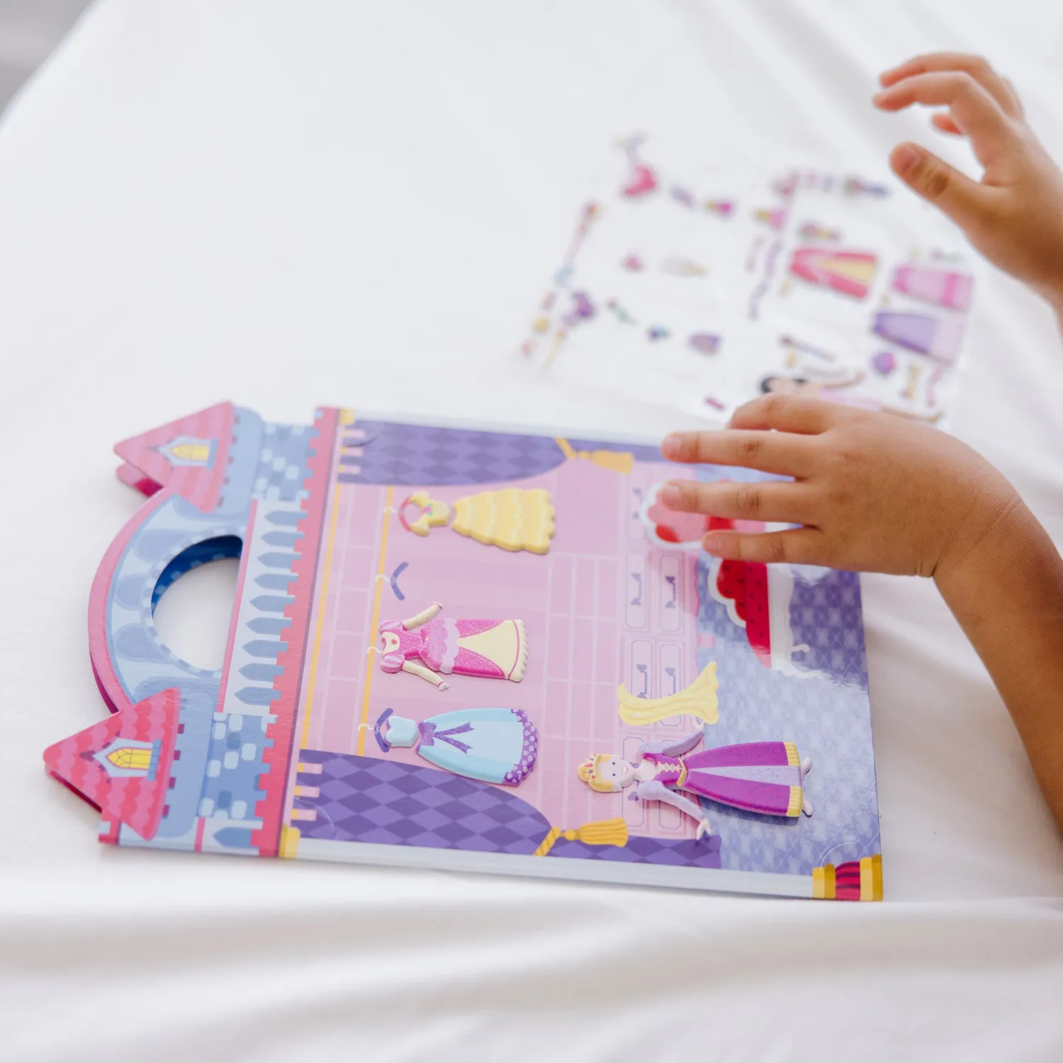 Melissa & Doug Puffy Sticker Play Set Princess stickers herbruikbaar