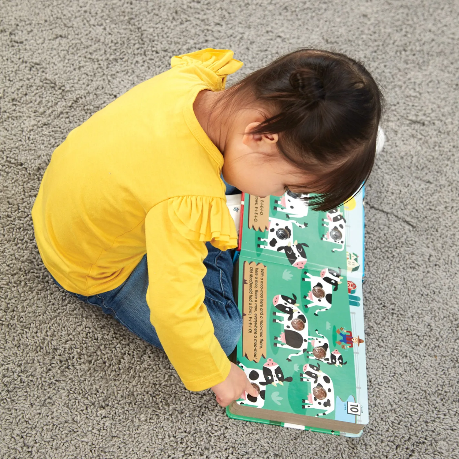 Melissa & Doug Poke-a-Dot Old MacDonald Boerderij kartonboek met geluid